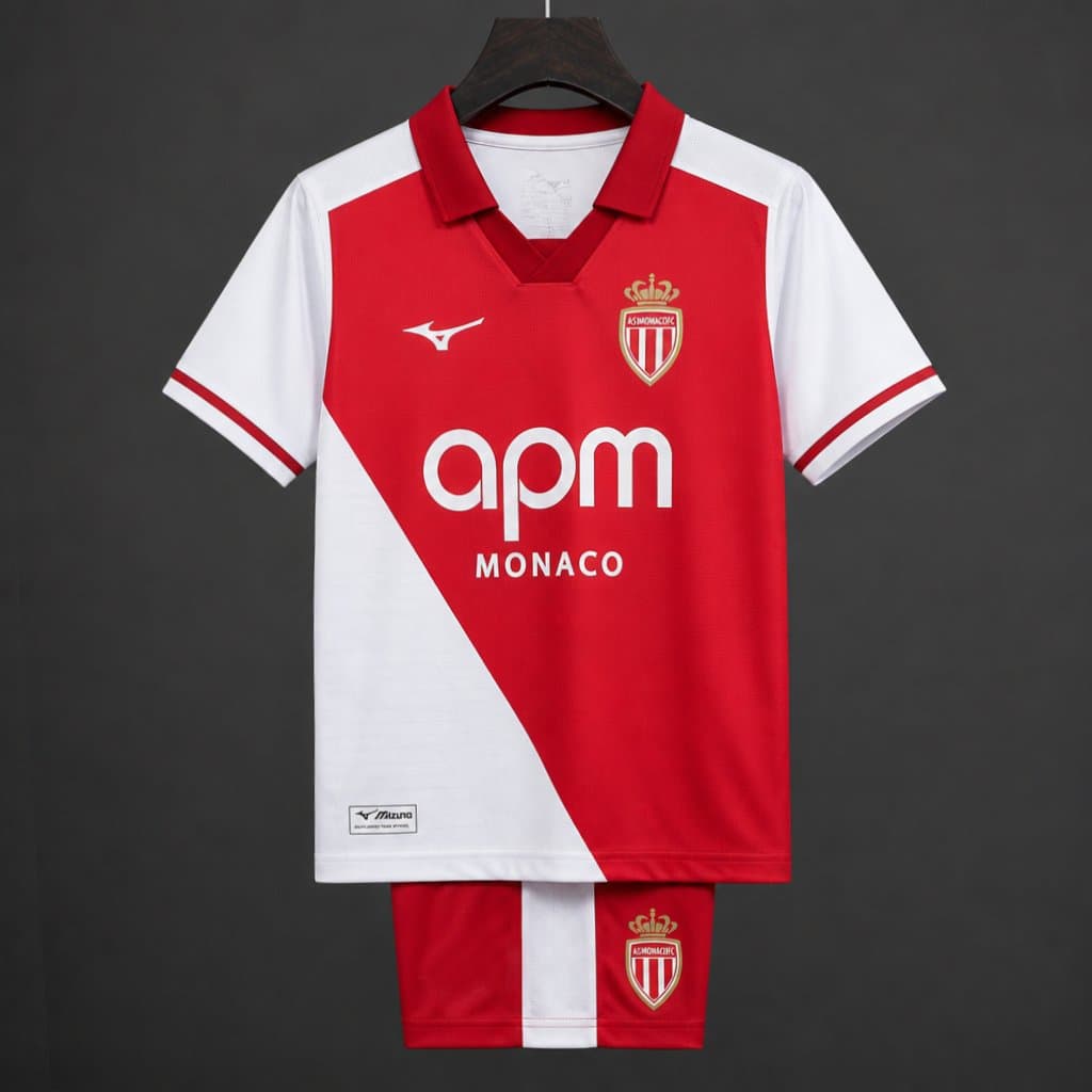 AS Monaco Home Kids Kit 26/27 front view