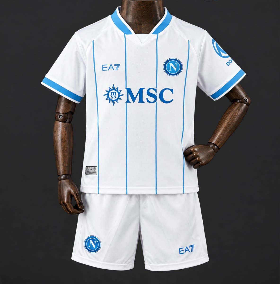 Napoli Away Kids Kit 26/27 front view
