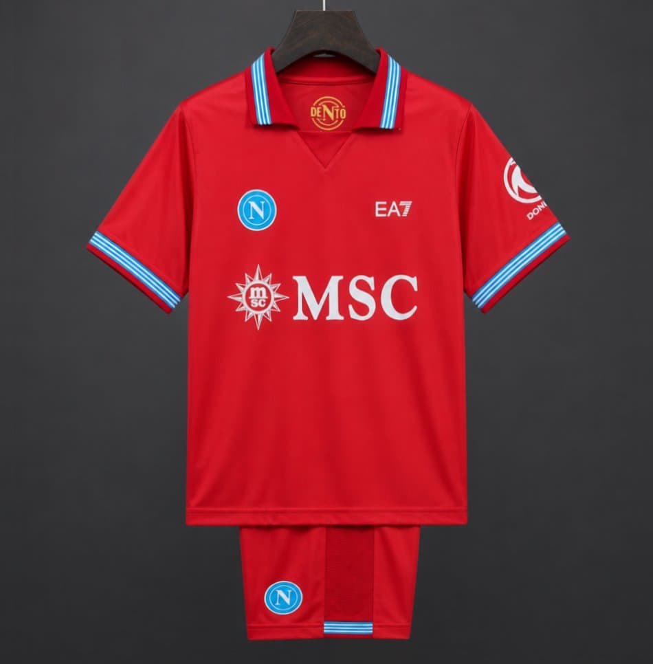 Napoli Third Kids Kit 26/27 front view