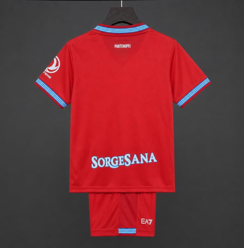 Napoli Third Kids Kit 26/27 back view