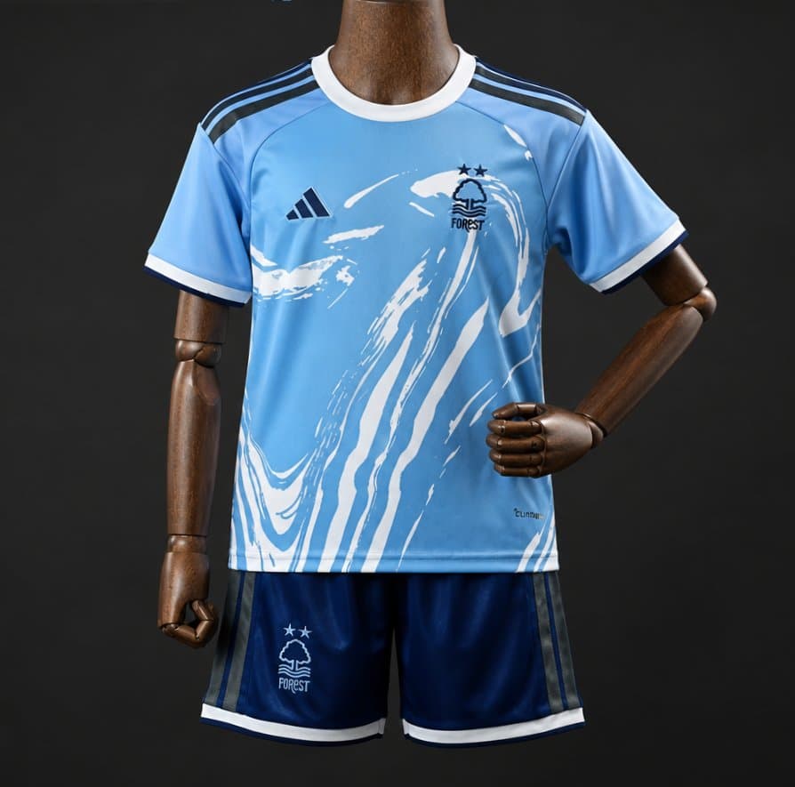 Nottingham Forest Third Kids Kit 26/27 front view
