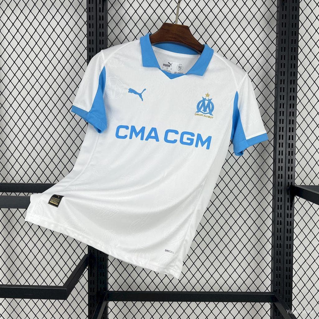 Olympique Marseille Men's Jersey (Home) 25/26 front view