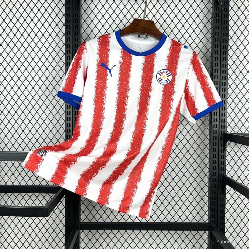 Paraguay Men's Jersey (Home) front view