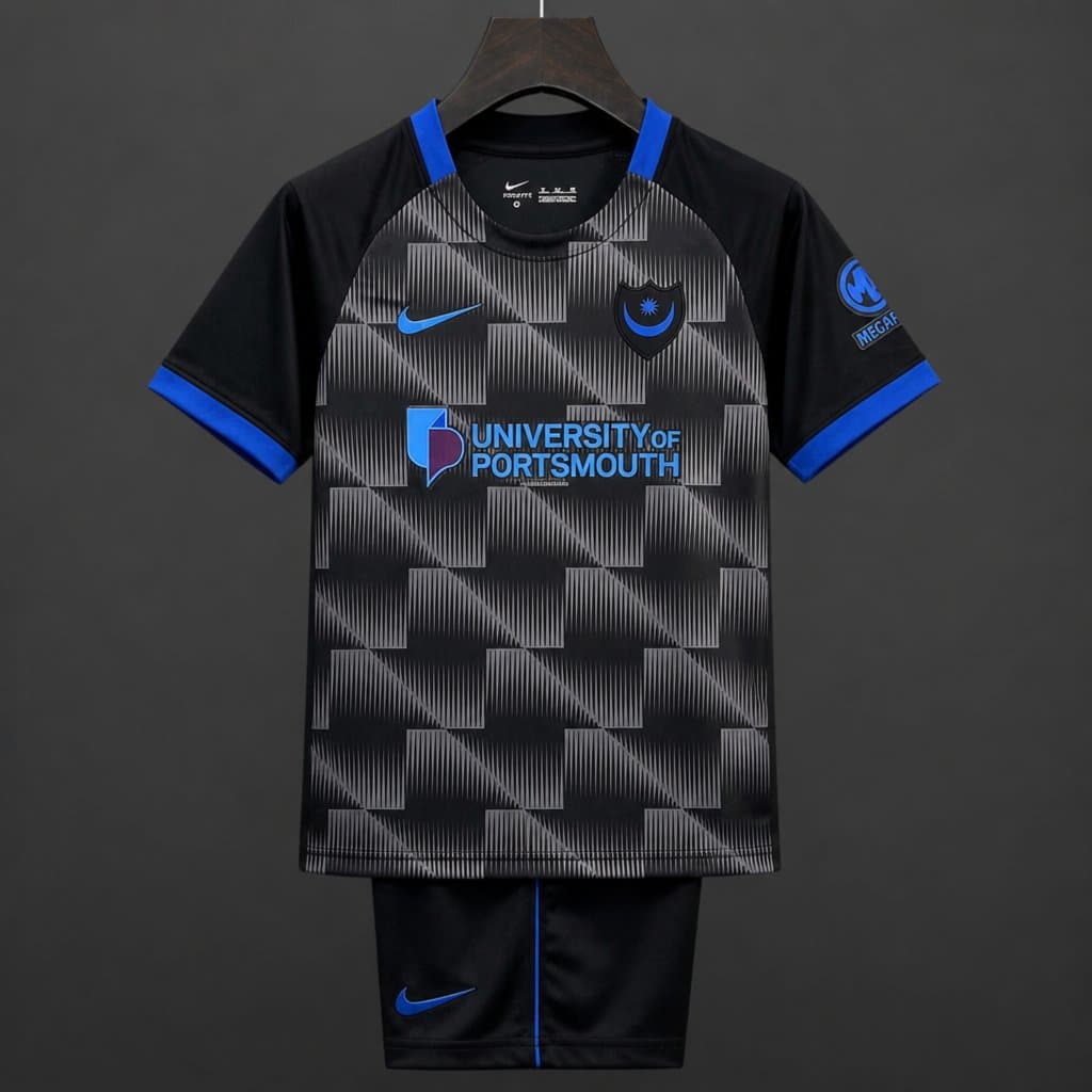 Portsmouth Third Kids Kit 26/27 front view