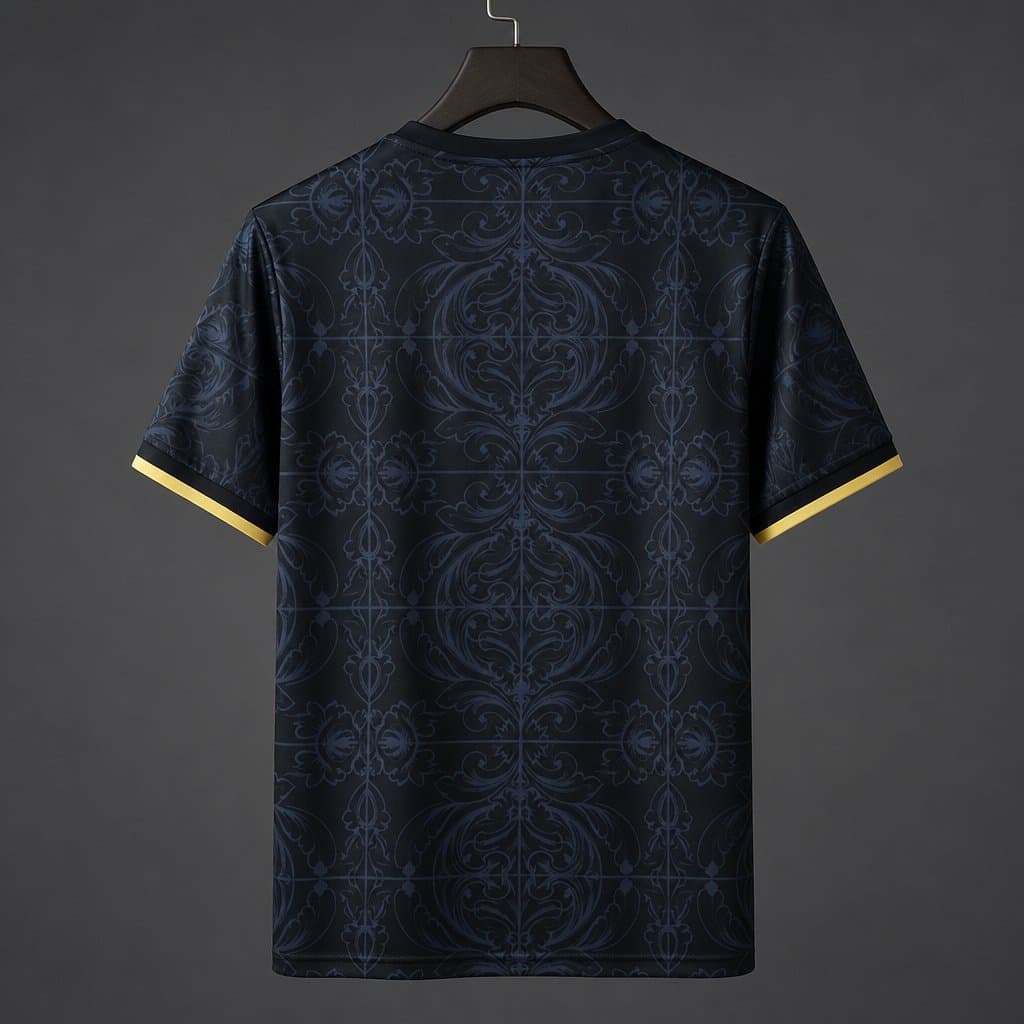 Portugal "Black Baroque" Special Edition Jersey back view