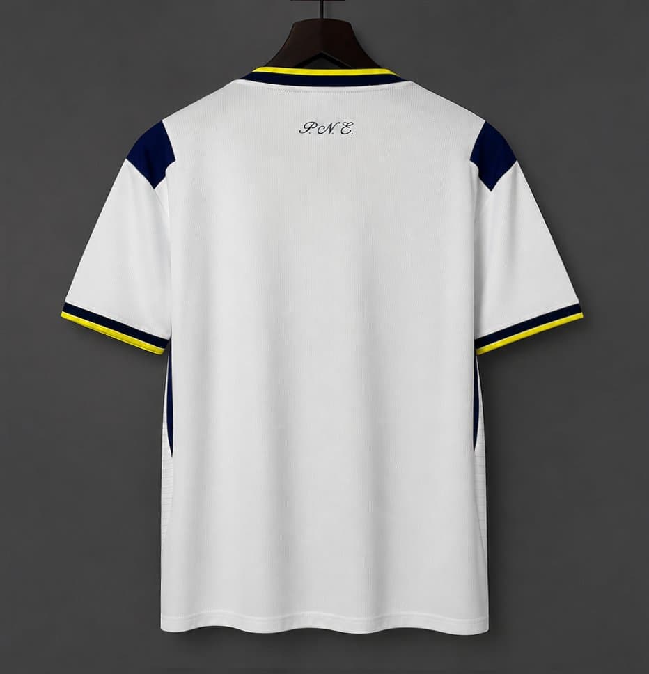 Preston North End Men's Jersey (Home) 26/27 back view
