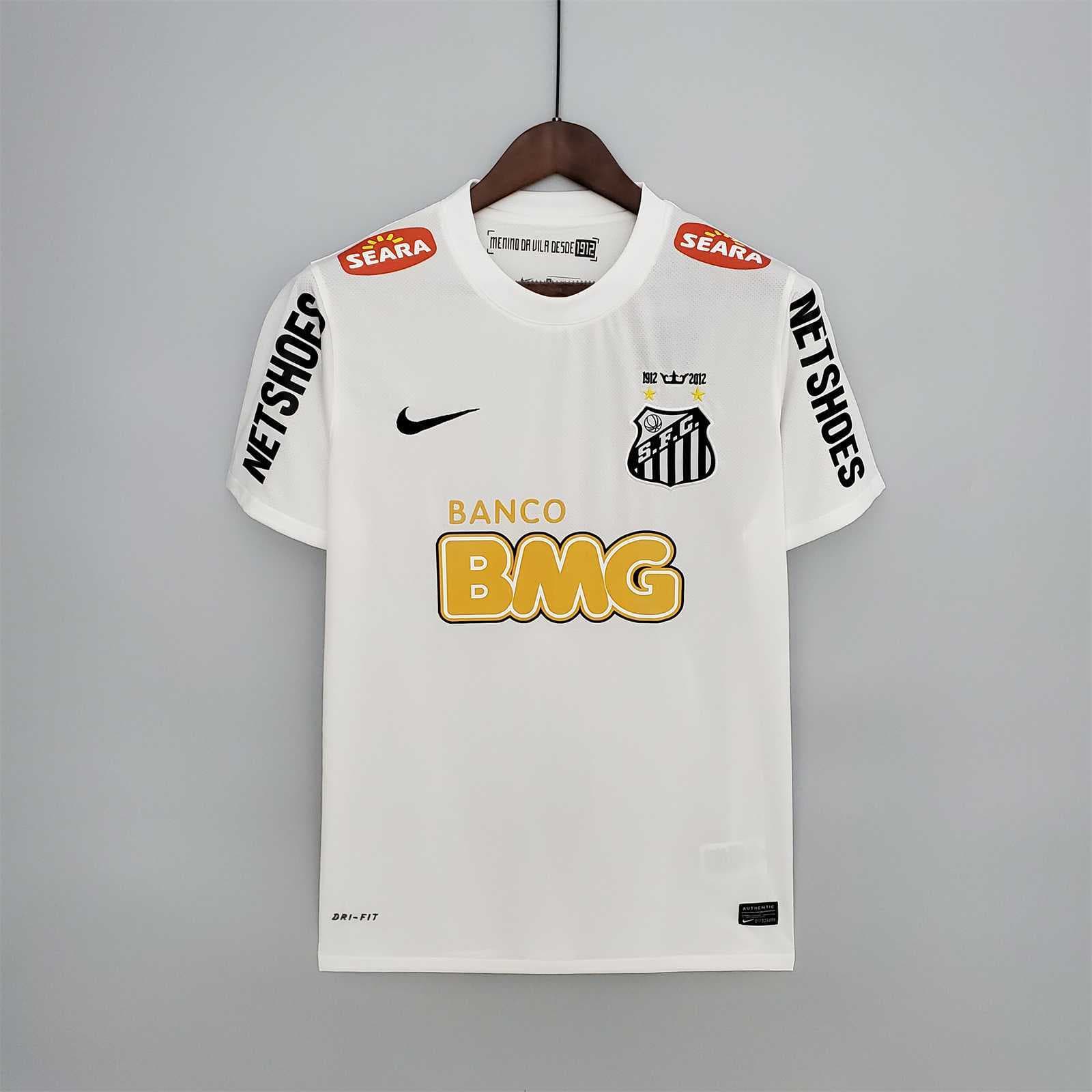 Retro 11/12 Santos Home Jersey front view