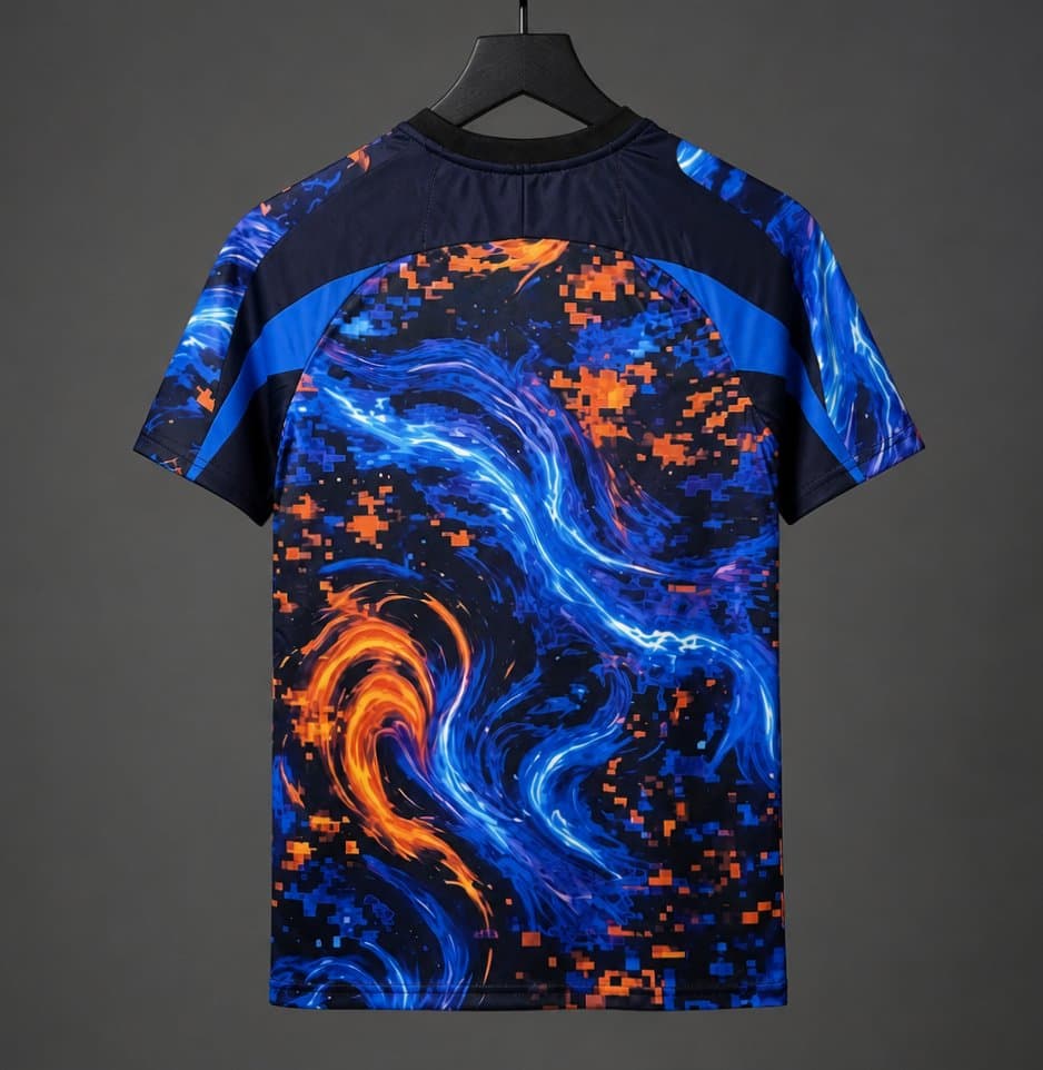 PSG "Solar Swirl" Special Edition Jersey back view