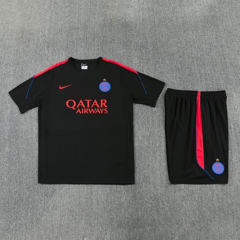 PSG Training Set â Black "Paris Saint Germain" 26/27 front view