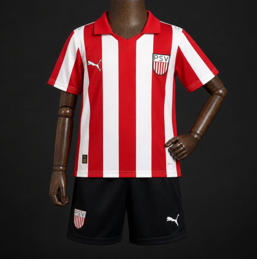PSV Eindhoven Home Kids Kit 26/27 front view