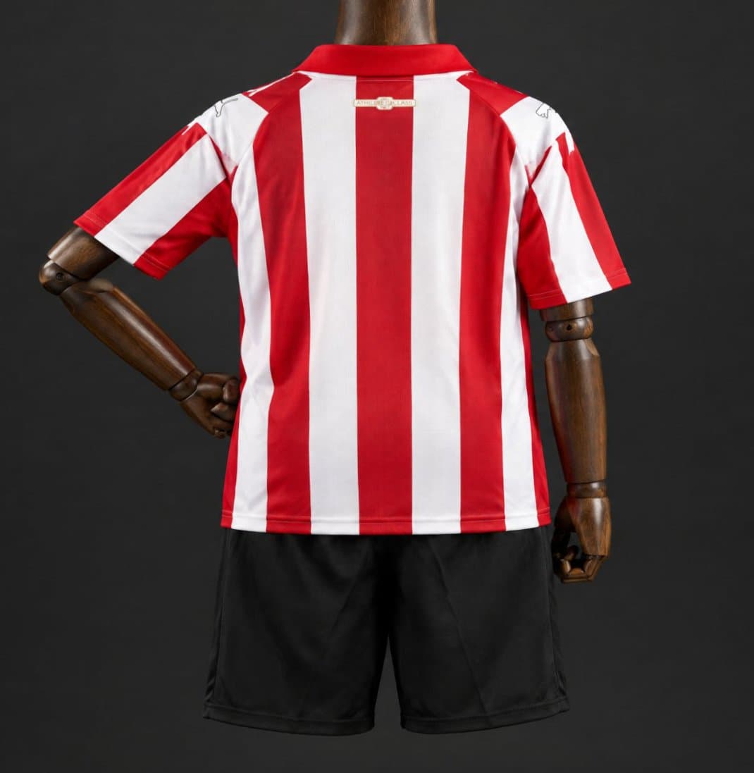 PSV Eindhoven Home Kids Kit 26/27 back view