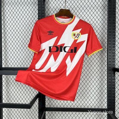 Rayo Vallecano Men's Jersey (Home) 25/26 front view
