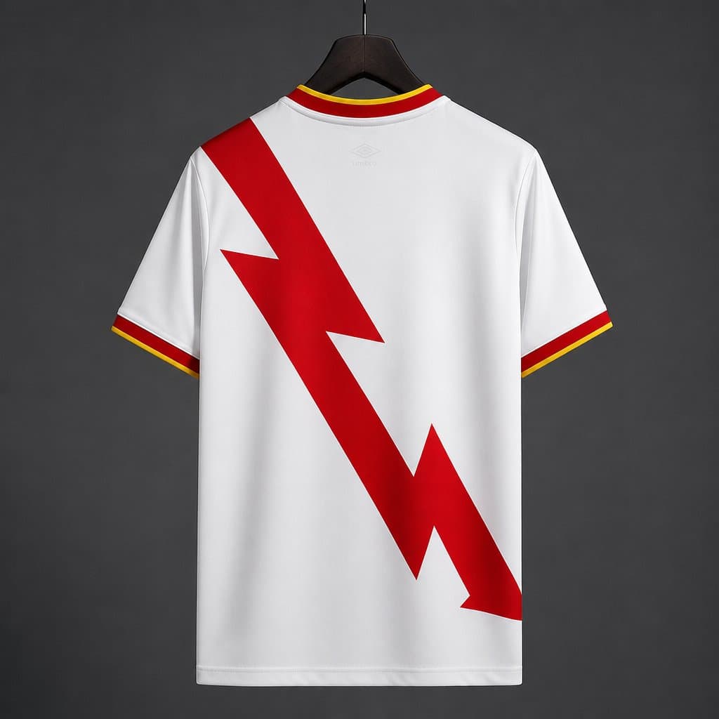 Rayo Vallecano Home Kit 26/27 back view