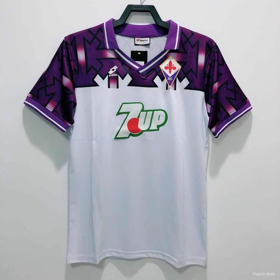 Retro Fiorentina Men's (Away) Jersey 92/93 front view