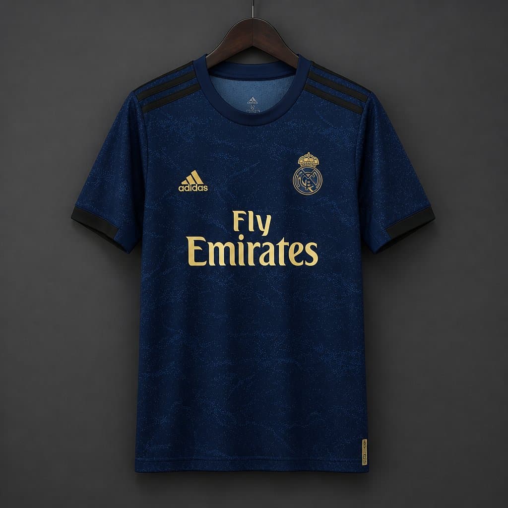 Real Madrid 2019/20 Away Retro Jersey front view