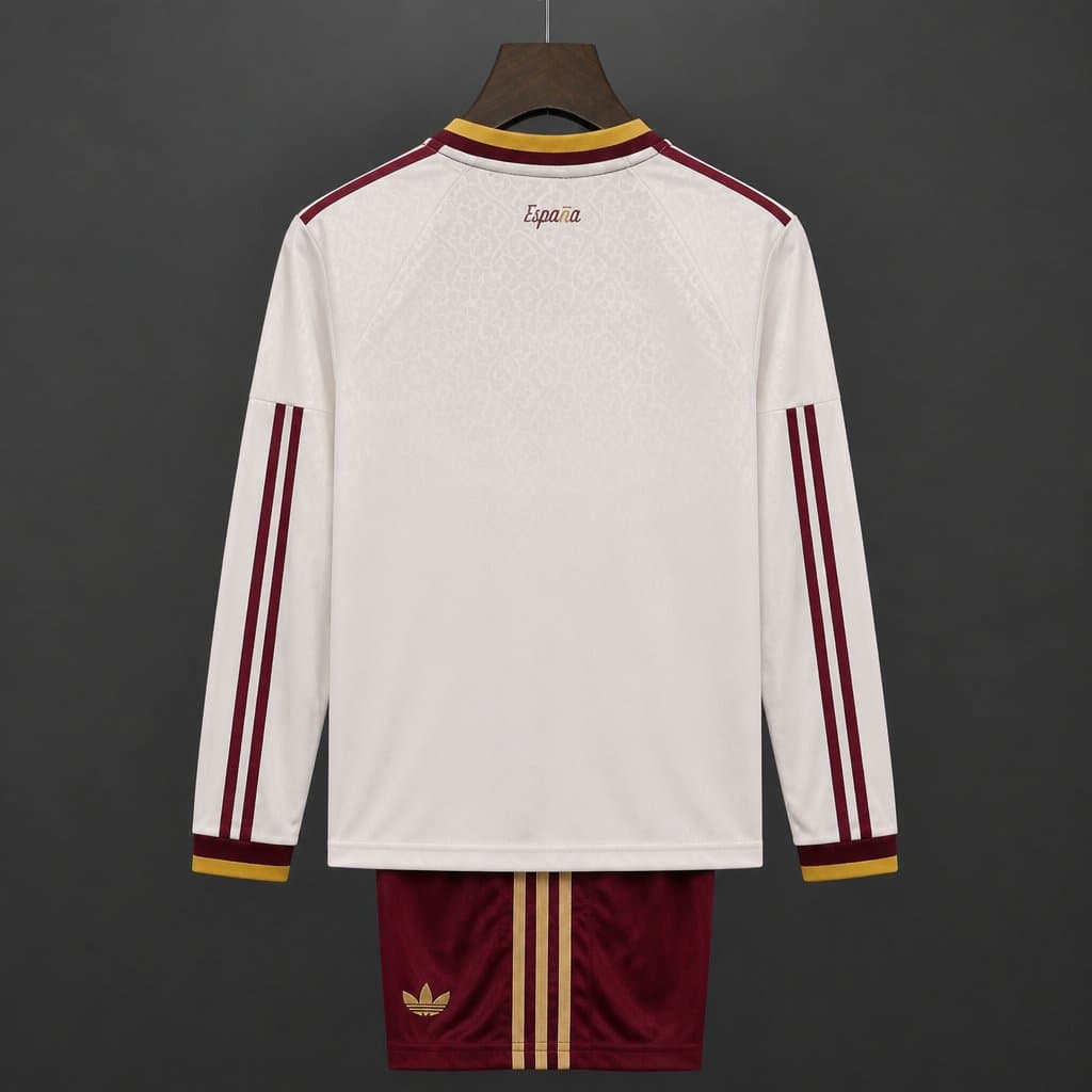 Spain Away Long Sleeve Kids Kit back view