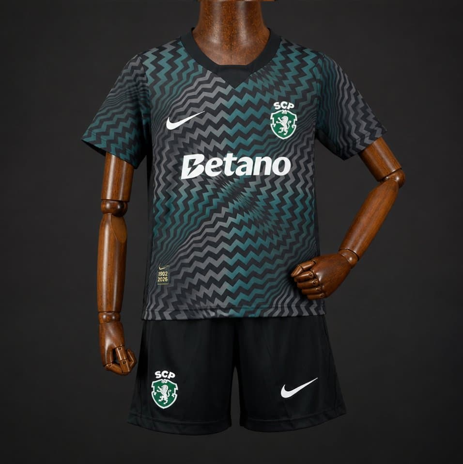 Sporting CP 120th Anniversary Kids Kit 26/27 front view