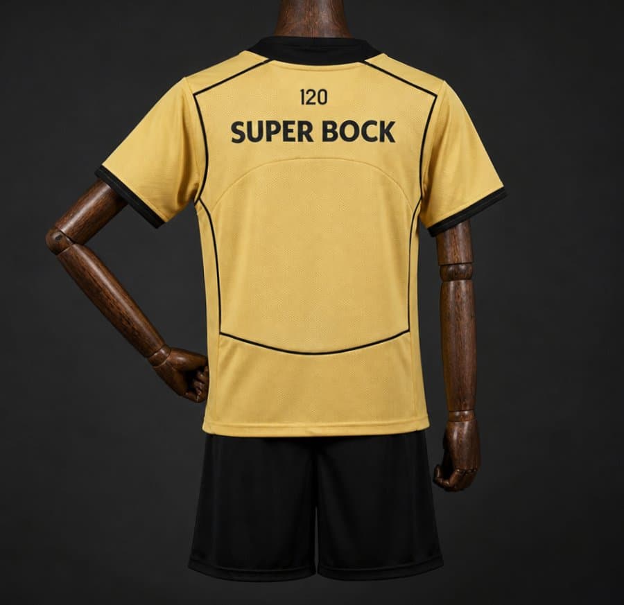 Sporting CP Away Kids Kit 26/27 back view