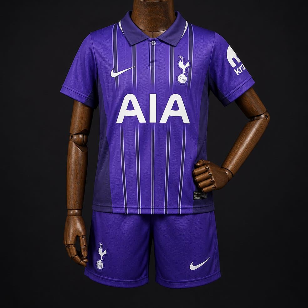 Tottenham Hotspur Third Kids Kit 26/27 front view