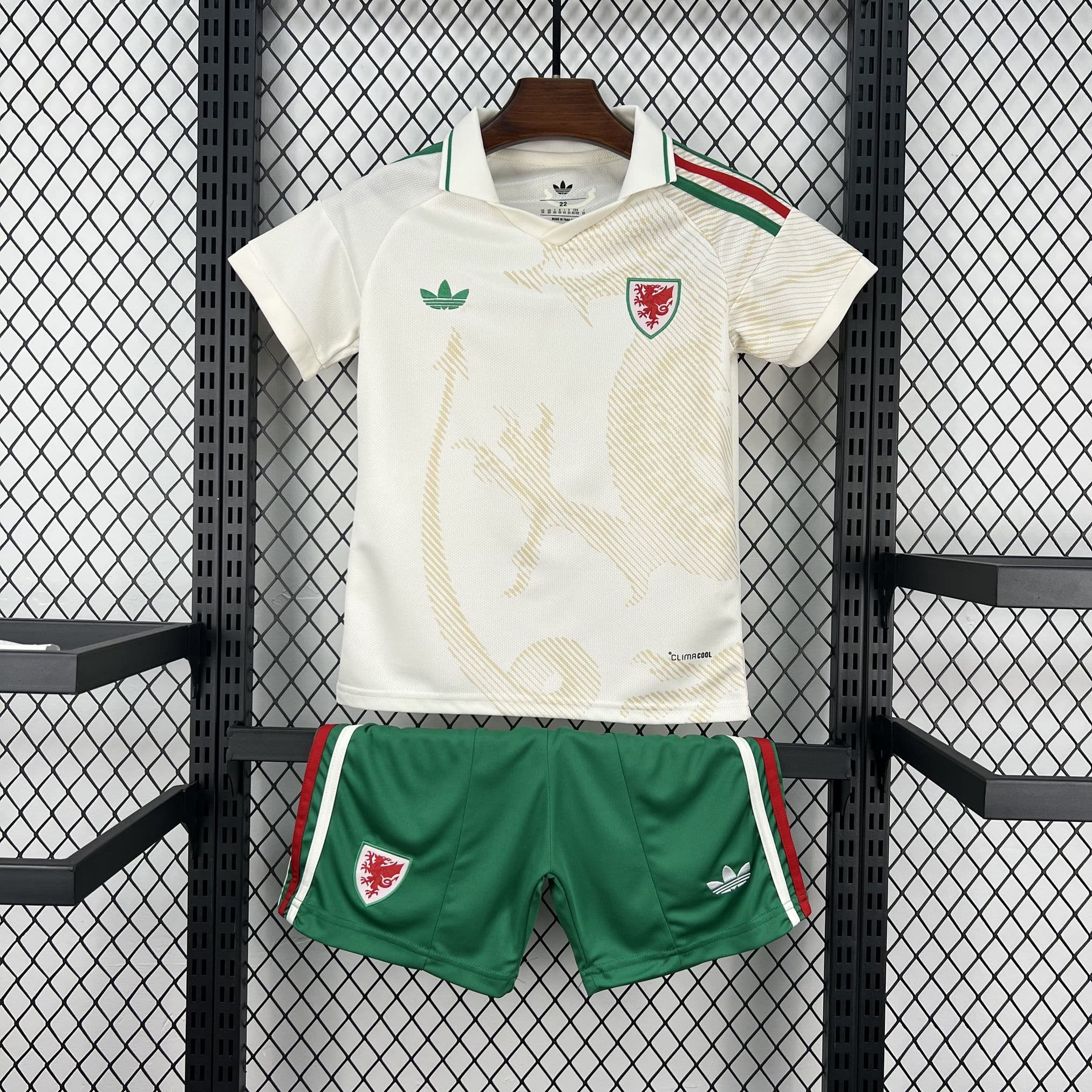 Wales Away Kit Kids front view