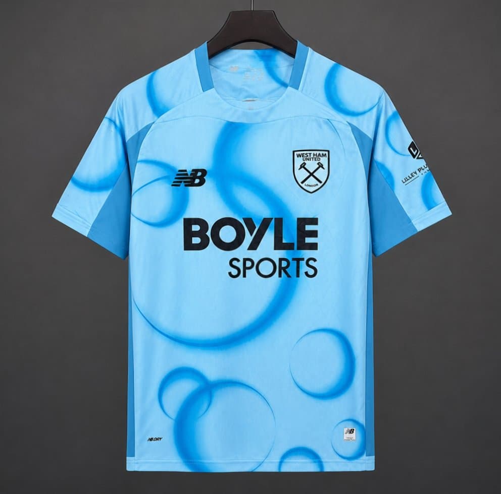 West Ham United Third Jersey 26/27 front view