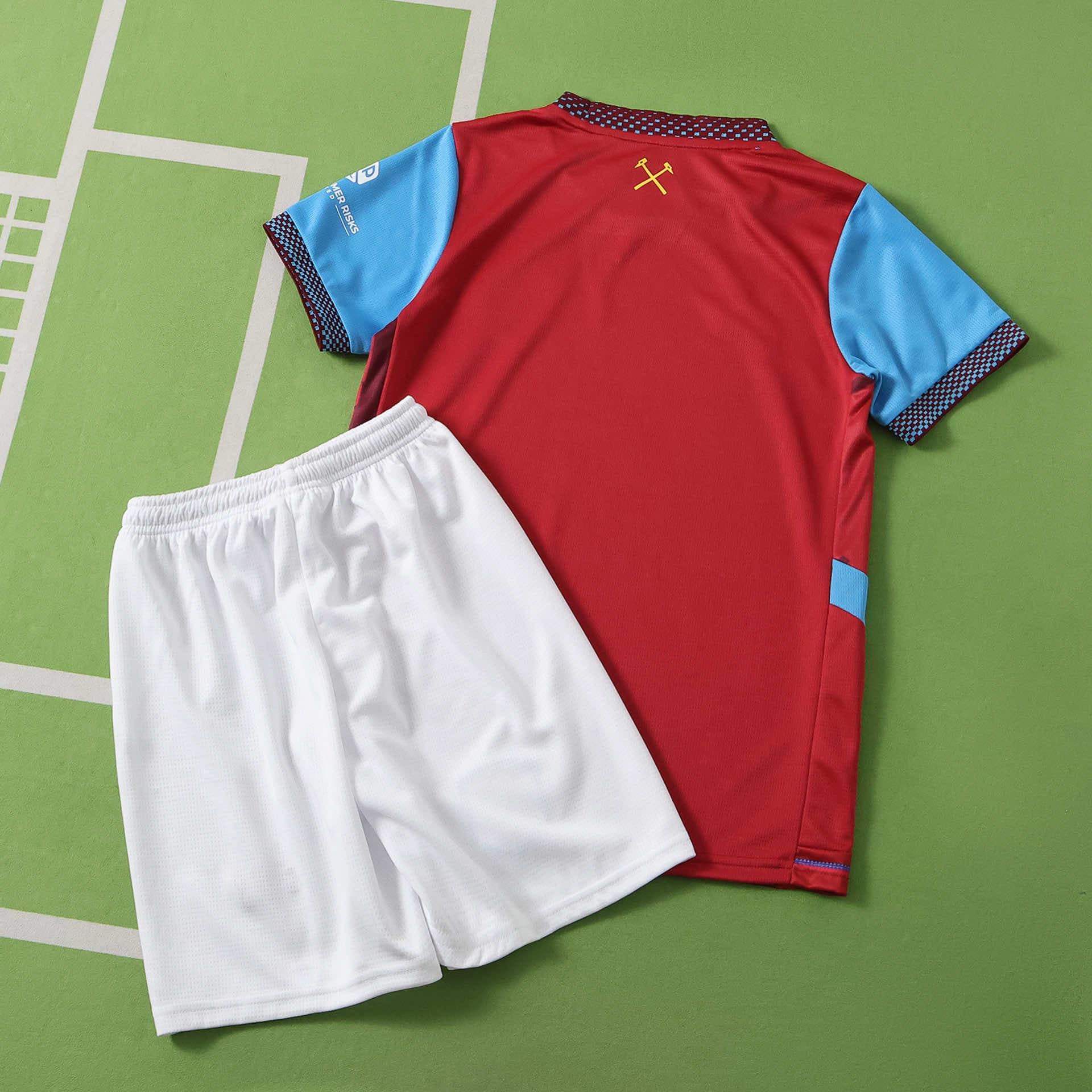 West Ham United Home Kids Kit 26/27 back view