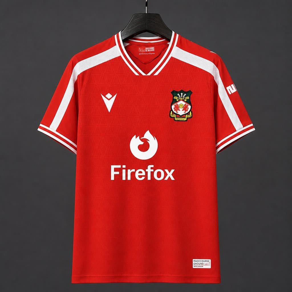 Wrexham Men's Home Kit 26/27 front view